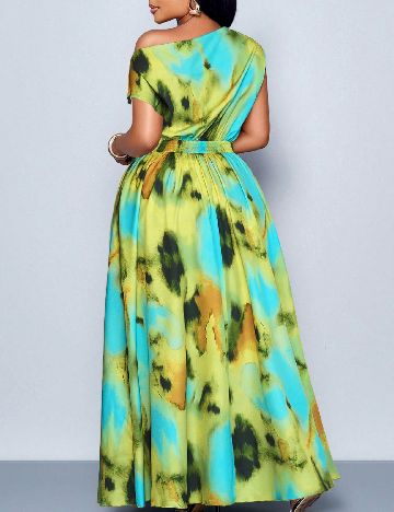 Rochie lunga SHEIN CURVE, verde