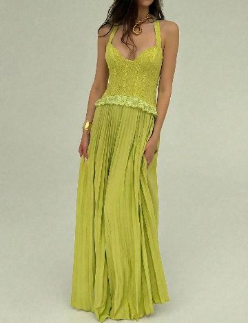 Rochie lunga SHEIN, verde