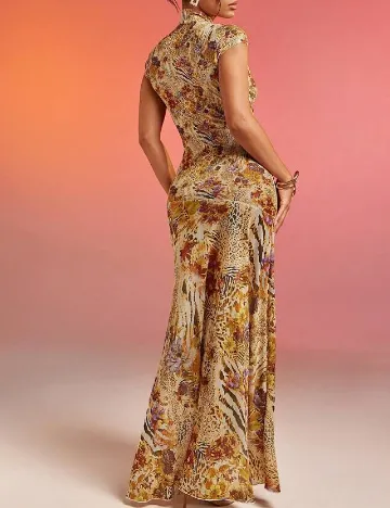 Rochie lunga Haute, mix culori