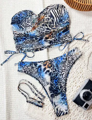 Costum de baie SHEIN, mix culori