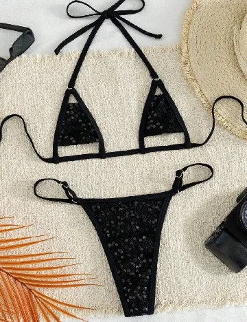 Costum de baie SHEIN, negru