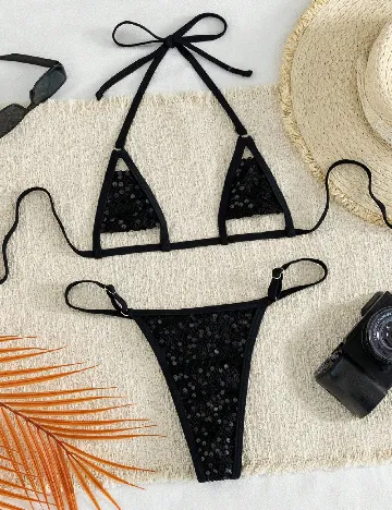Costum de baie SHEIN, negru