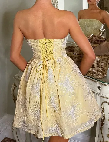 Rochie scurta SHEIN, galben