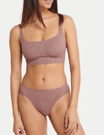 Bustiera Sloggi by Triumph, roz pudra inchis