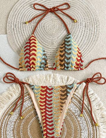 Costum de baie SHEIN, mix culori
