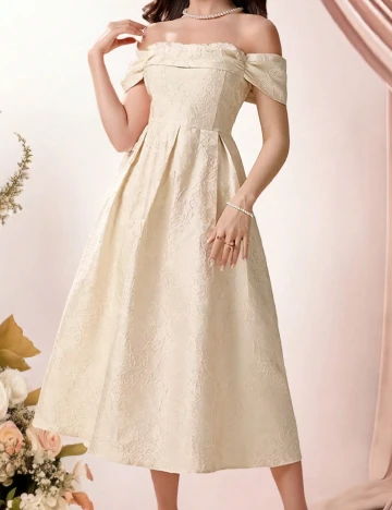 Rochie Shein Kids, ecru