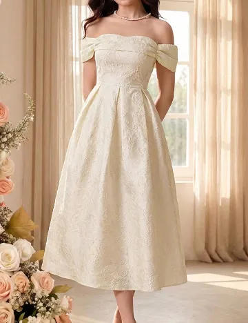 Rochie Shein Kids, ecru