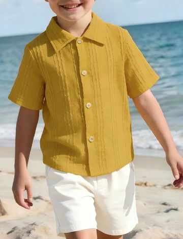 Camasa Shein Kids, verde