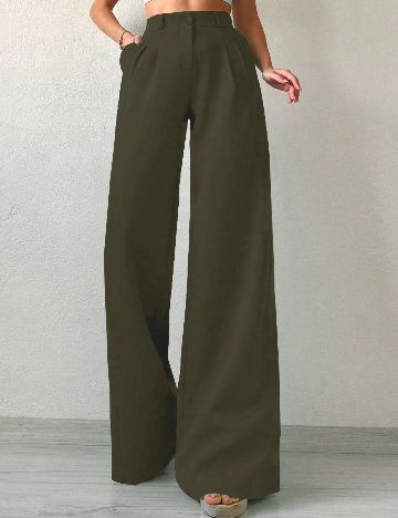 Pantaloni SHEIN, verde