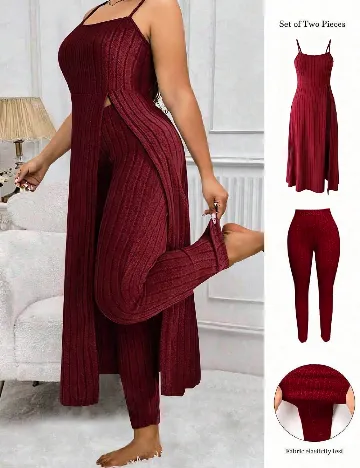 Compleu SHEIN CURVE, rosu