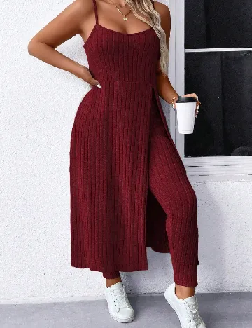 Compleu SHEIN CURVE, rosu