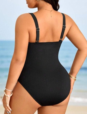 Costum de baie SHEIN CURVE, negru