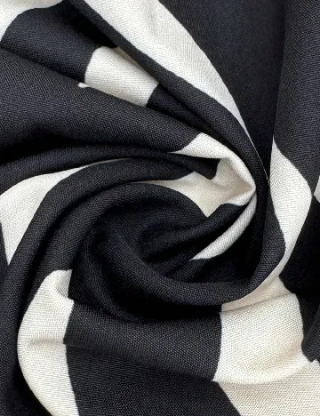 Salopeta SHEIN CURVE, negru/crem