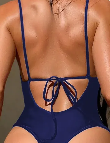Costum de baie SHEIN, albastru