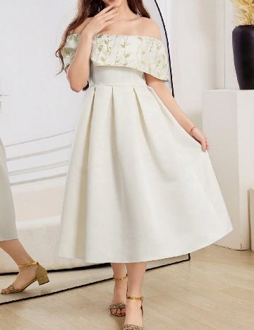 Rochie Shein Kids, galben deschis