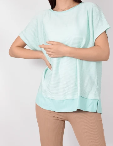 Tricou C&A, turcoaz