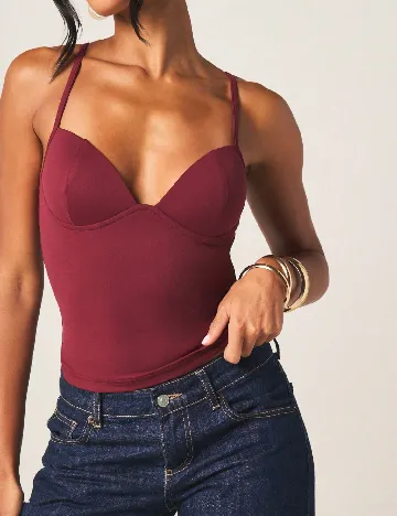 Top Missguided, rosu