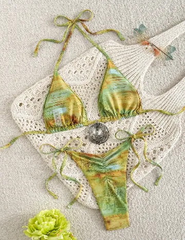Costum de baie SHEIN, mix culori