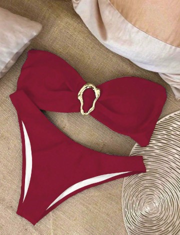 Costum de baie SHEIN, rosu