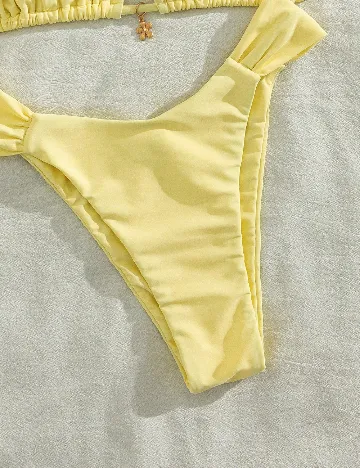 Costum de baie SHEIN, galben