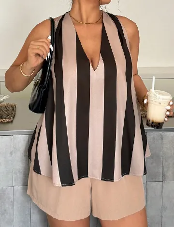 Compleu SHEIN CURVE, crem