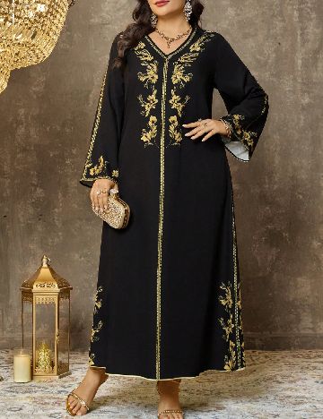 Rochie lunga SHEIN CURVE, negru
