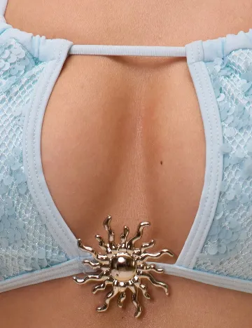 Sutien de baie Musera, turcoaz