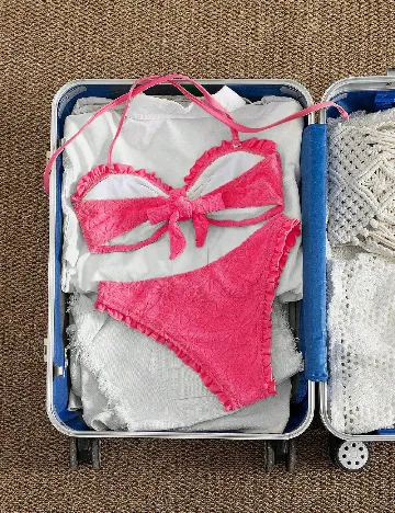 Costum de baie SHEIN, roz