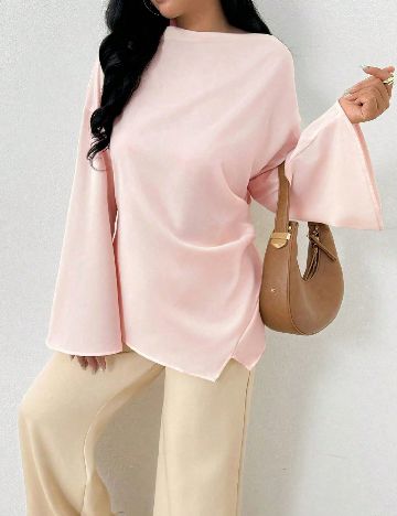 Bluza SHEIN, roz deschis
