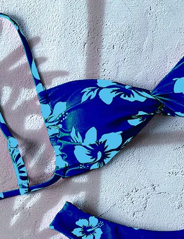 Costum de baie SHEIN, albastru