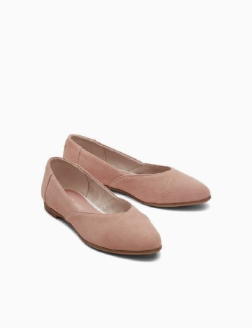 Balerini TOMS, roz pudra