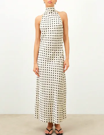 Rochie lunga KSTM, crem