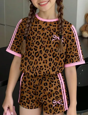 Compleu Shein Kids, animal print