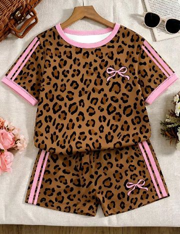 Compleu Shein Kids, animal print