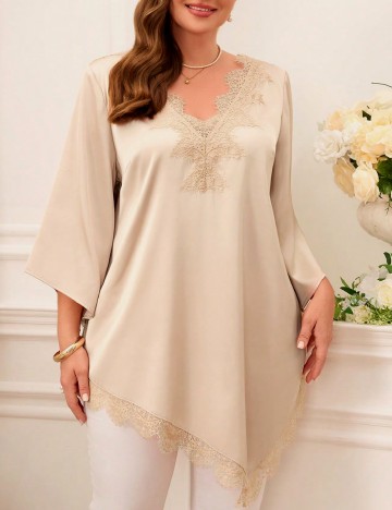 Bluza SHEIN CURVE, crem