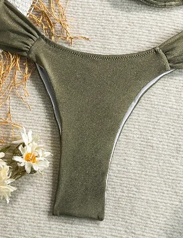 Costum de baie SHEIN, verde