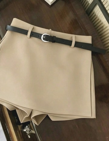 Fusta pantalon SHEIN, crem