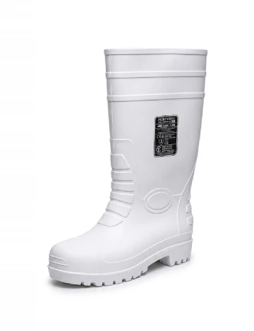 Cizme de protectie cu varf metalic Portwest, alb