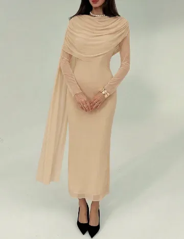Rochie lunga SHEIN, bej