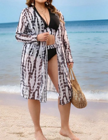 Costum de baie SHEIN CURVE, negru