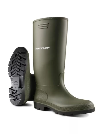 Cizme de ploaie Dunlop, verde