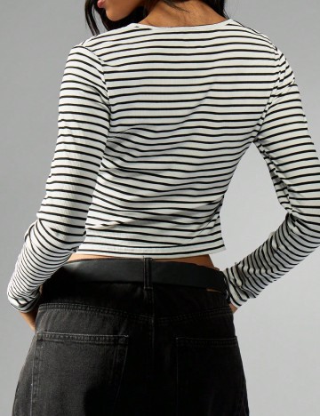 Bluza Missguided, alb/negru