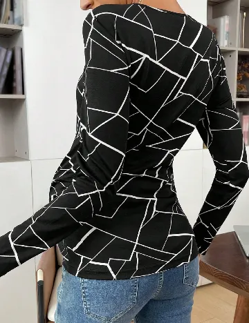 Bluza SHEIN Maternity, negru