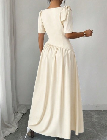 Rochie lunga SHEIN, crem