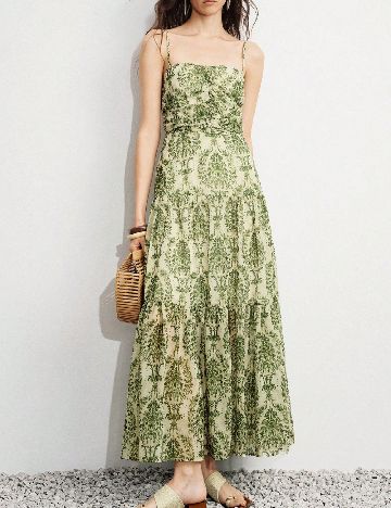 Rochie lunga SHEIN, verde