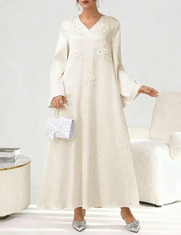 Rochie lunga SHEIN, ecru