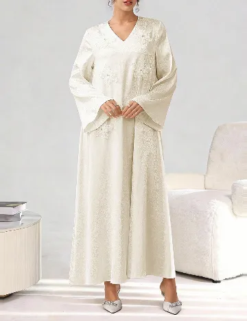 Rochie lunga SHEIN, ecru