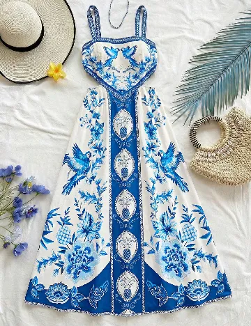 Rochie medie SHEIN, albastru