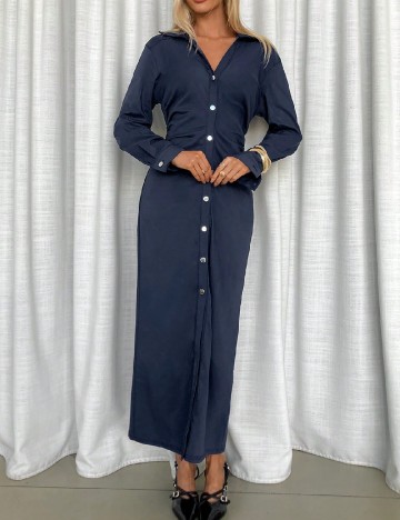 Rochie medie SHEIN, bleumarin