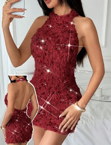 Rochie scurta SHEIN, rosu